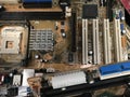 Unused computerÃ¢â¬â¢s circuit boards and mainboards